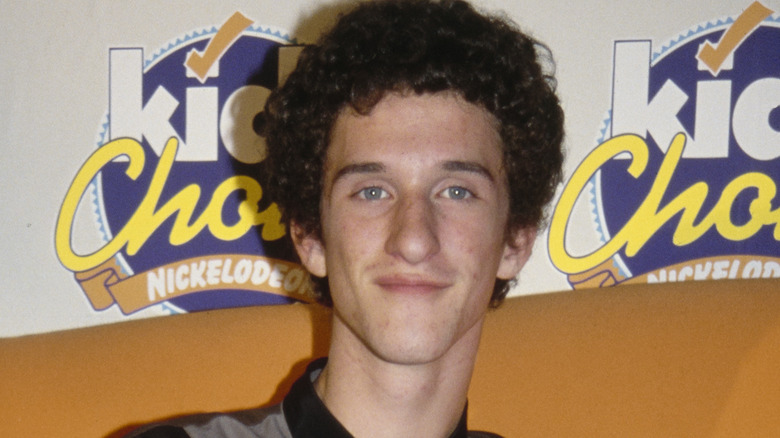 dustin diamond pursed lips kids choice