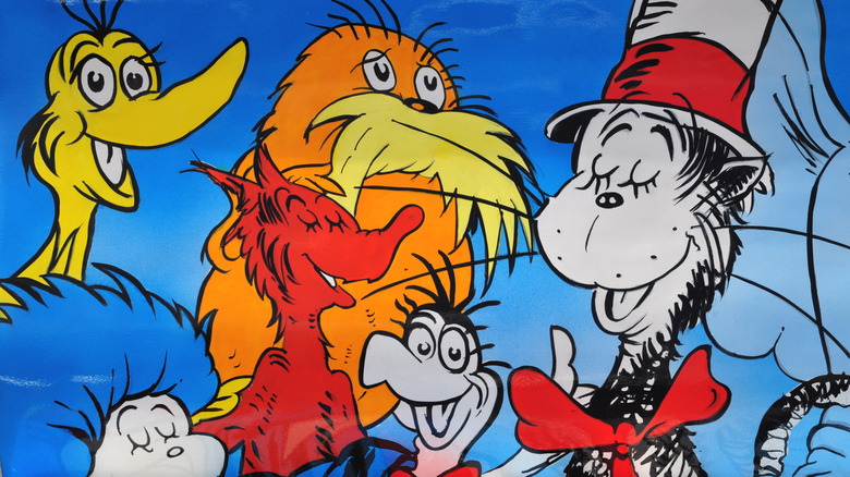 Variety of Dr. Seuss characters