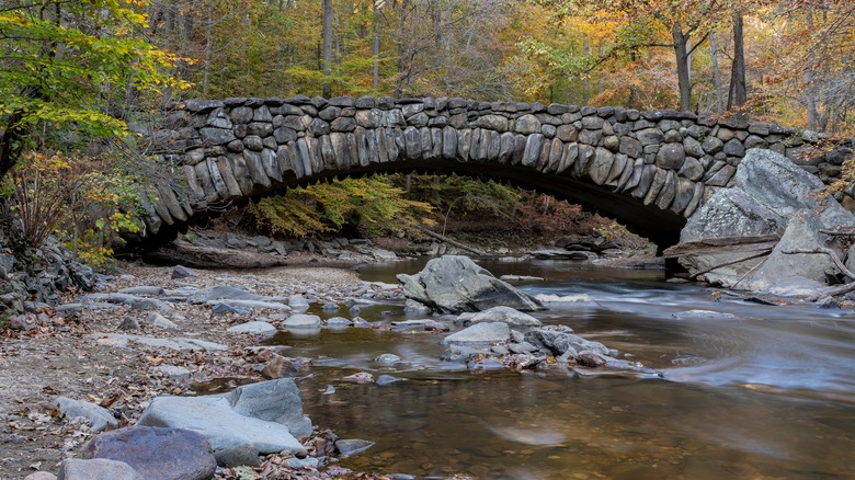 Boulder Bridge in Rock Creek Park, Washington, DC