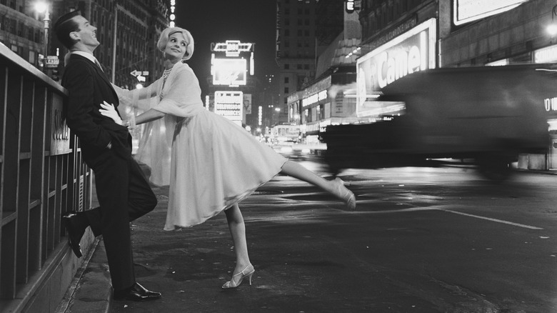 A couple on a date in 1959