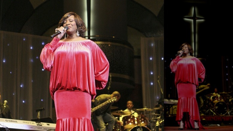 Patti LaBelle singing in church