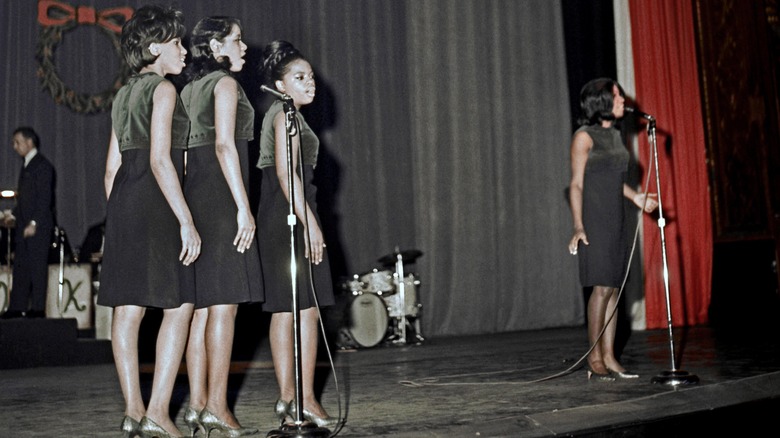 The Bluebells performing in 1960s