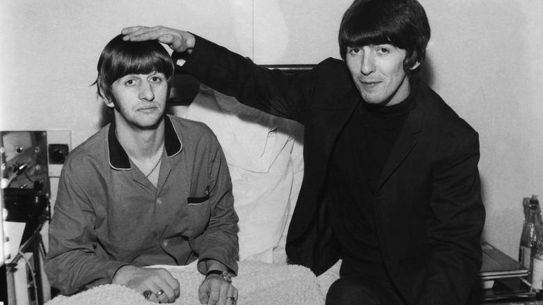 George Harrison and Ringo Starr