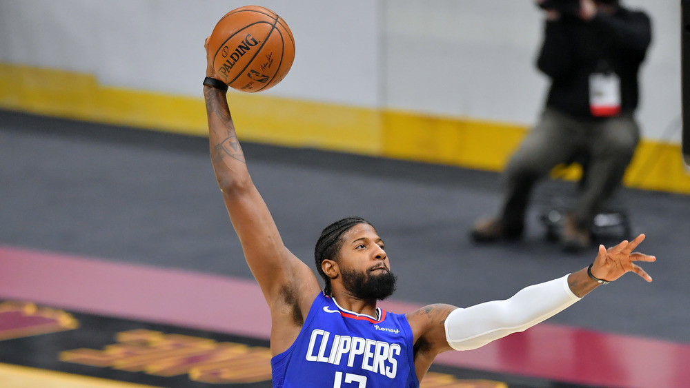 Paul George with ball