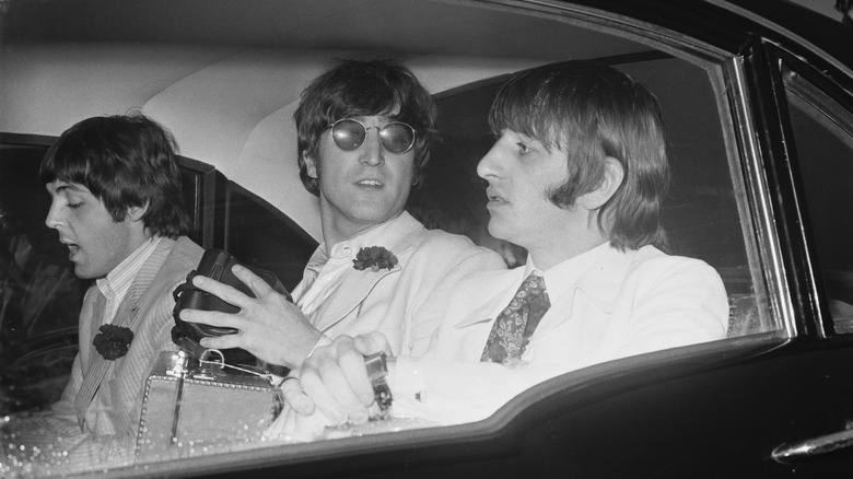 The Beatles' McCartney, Lennon, and Starr