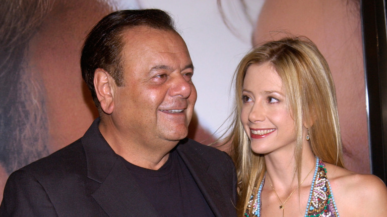 Paul and Mira Sorvino smiling