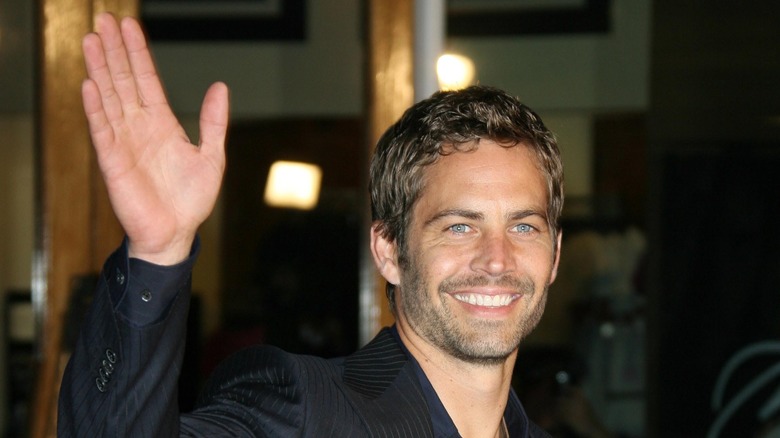 Paul Walker waving