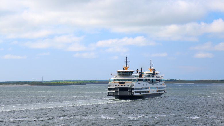 ferry on the English Channel