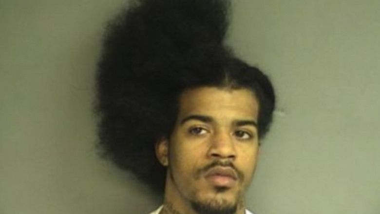 bad hair day mugshot