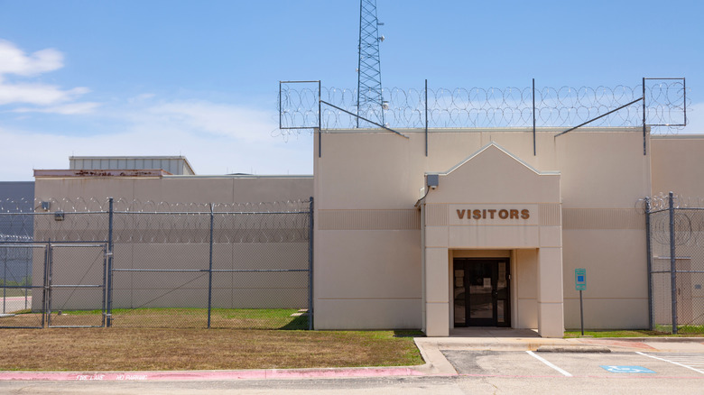 Visitor entrance at prison