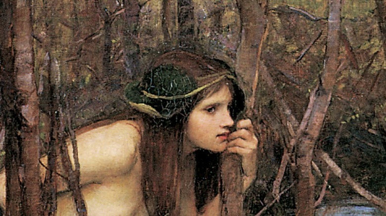 A Naiad or Hylas with a Nymph by John William Waterhouse (1893)