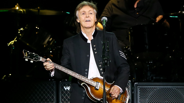 Paul McCartney on stage