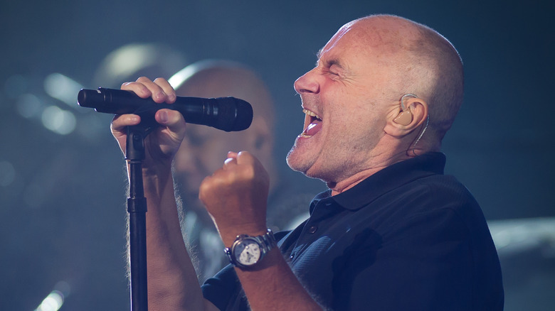 Phil Collins on stage