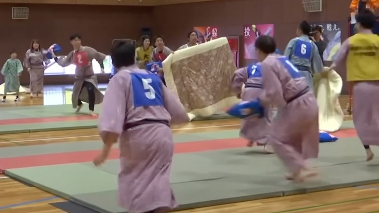 All-Japan Pillow Fighting Championship match