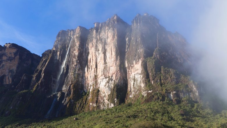 venezuela tepuis rock cliffs