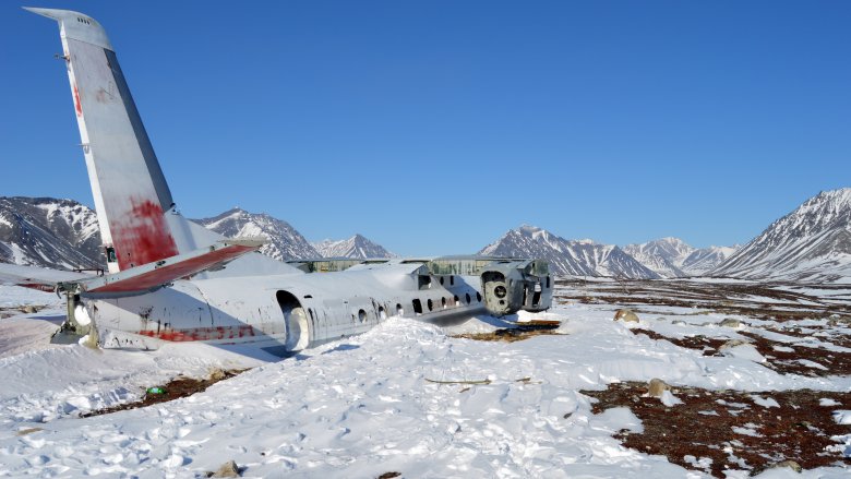 plane crash site