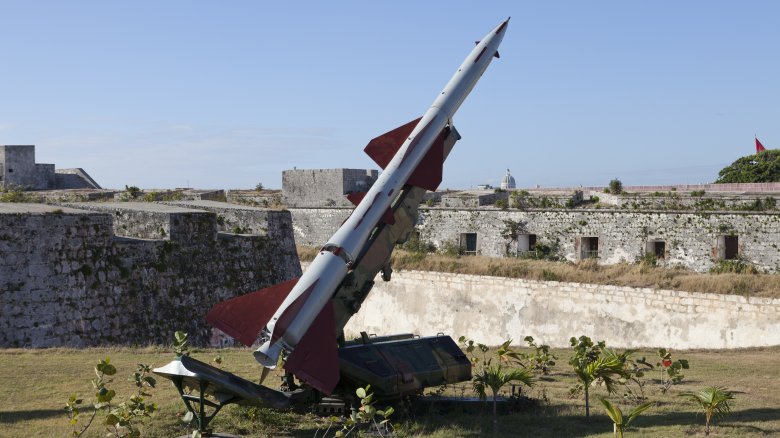 Cuban missile facing up