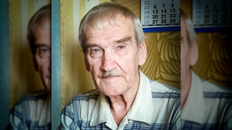 Stanislav Petrov looking serious