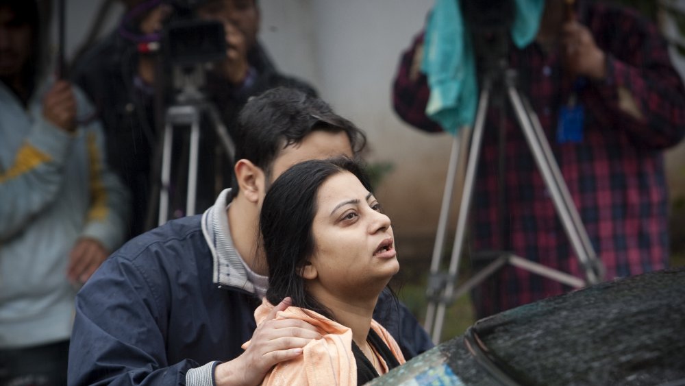 Mourners after Shahbaz Bhatti's assassination