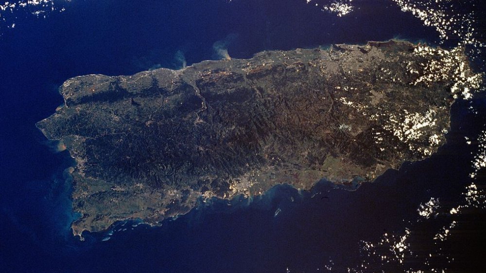 Puerto Rico as seen from space