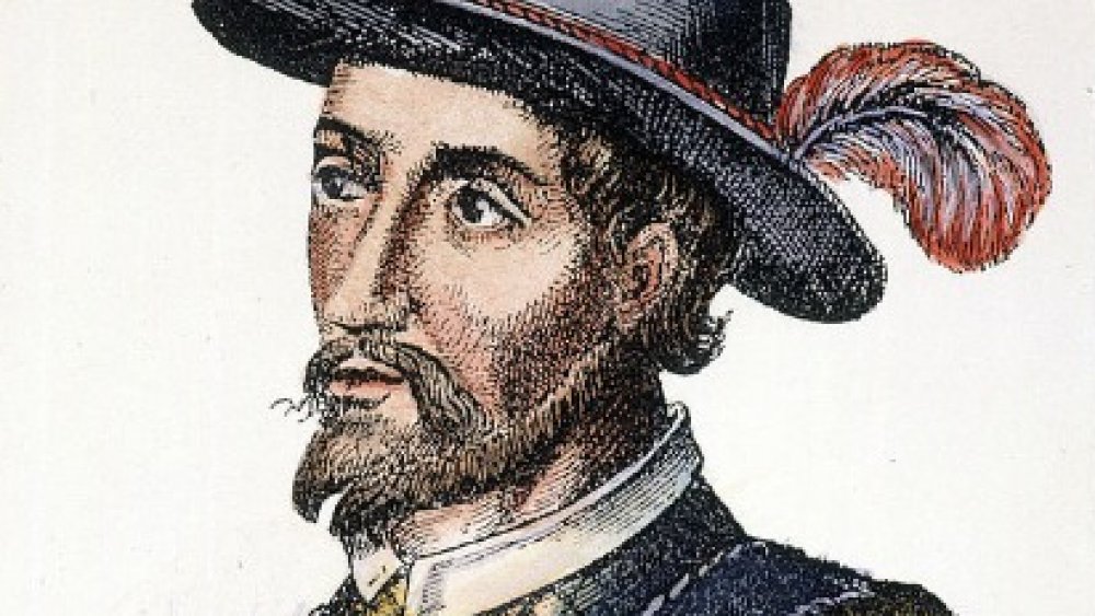 A portrait of Juan Ponce de Leon.