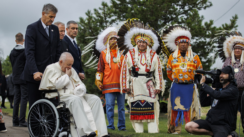 Pope Francis, Ermineskin Residential School