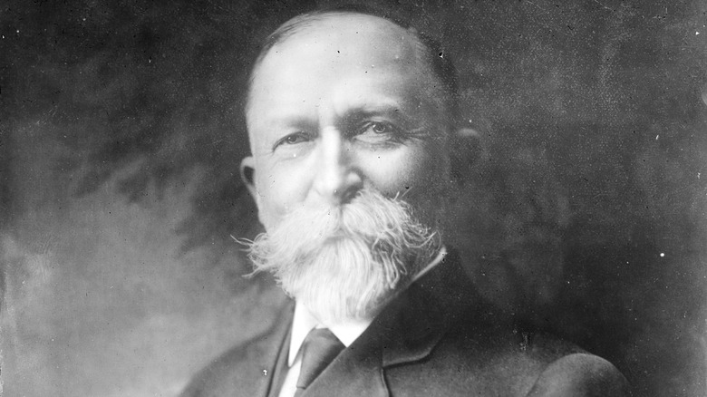 John Harvey Kellogg posing for a photo