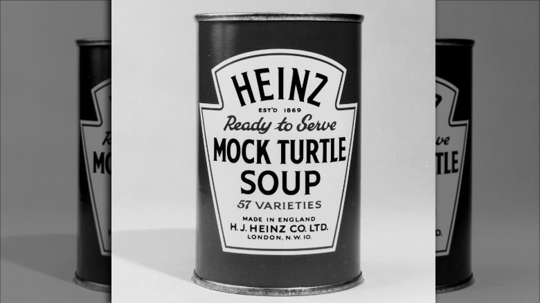 Can of Heinz Mock Turtle Soup