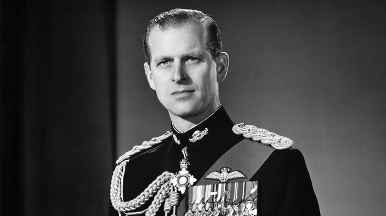 Prince Philip Mountbatten in uniform