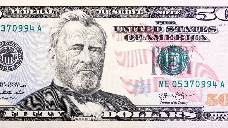 Ulysses S. Grant on the $50 bill