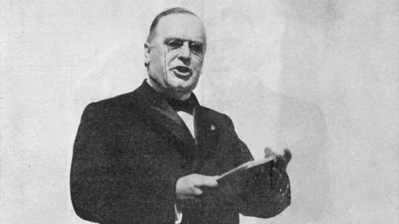 William McKinley giving a speech