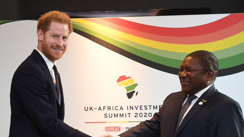 Prince Harry at the UK-Africa Investment Summit at the Intercontinental Hotel