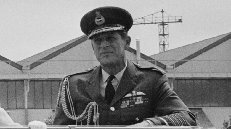 prince philip in pilot uniform