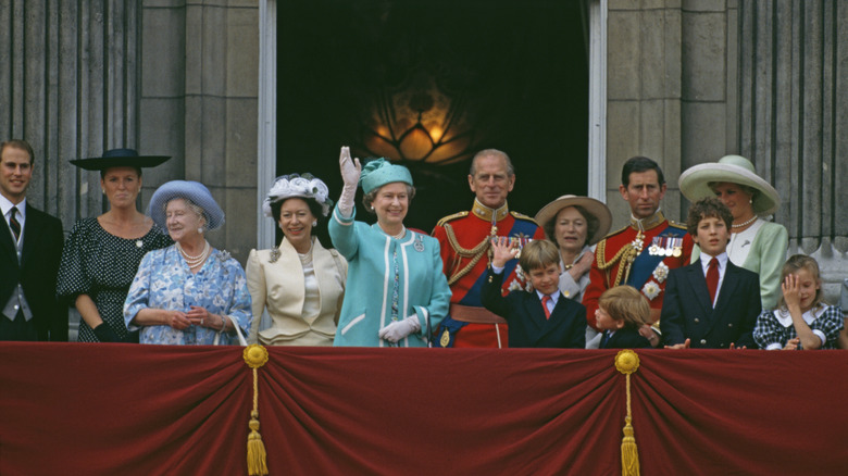 British royal family, 1990