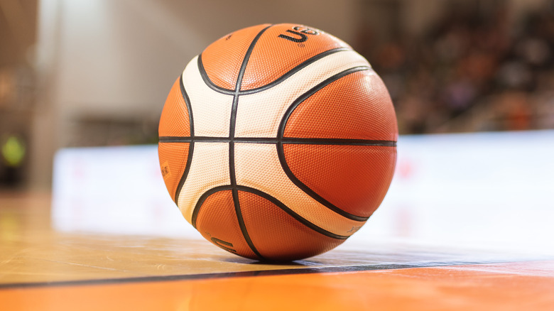 Basketball from women's basketball league