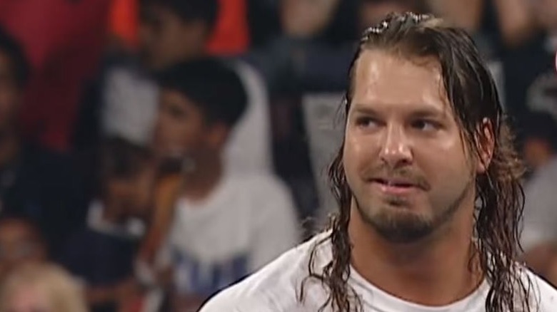 Chris Kanyon long hair smiling in ring