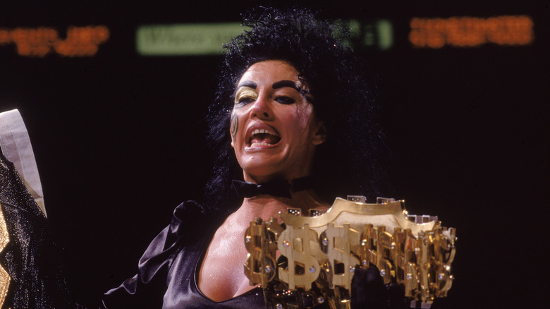 Sherri Martel cheering