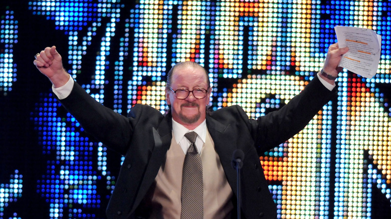 Terry Funk celebrating