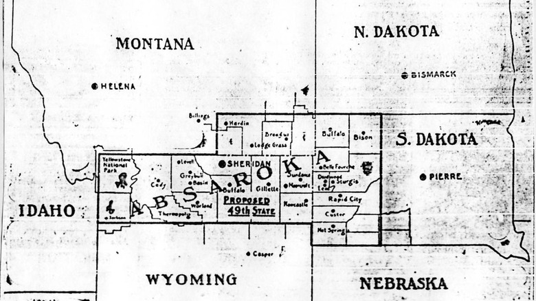 Map Absaroka