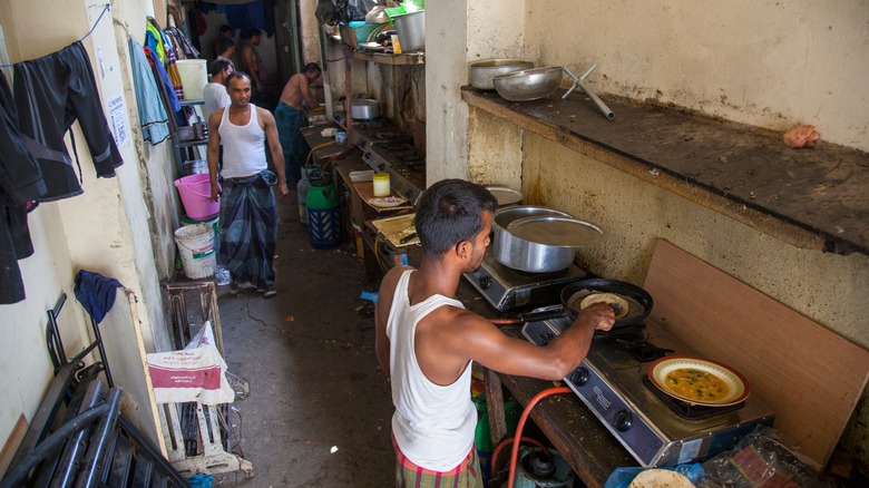 Living quarters for Qatar migrant workers