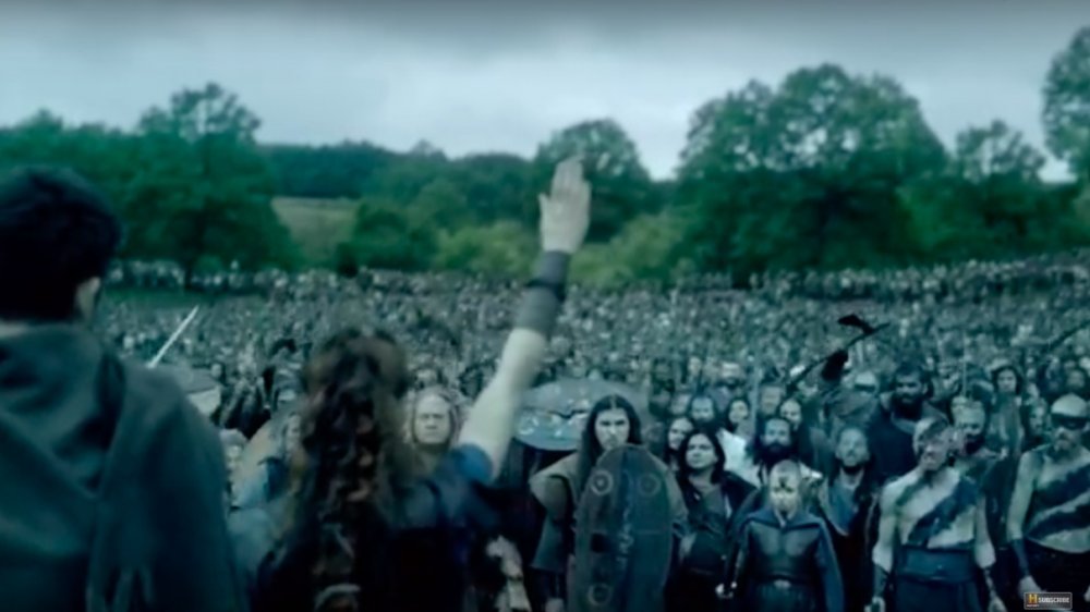 Boudica leading her army