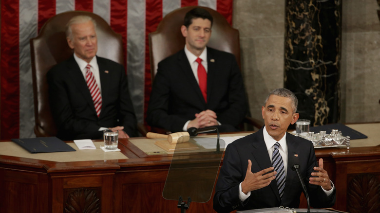 Obama giving State of the Union