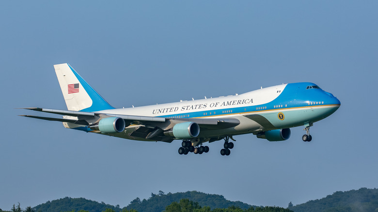 Air Force One in flight