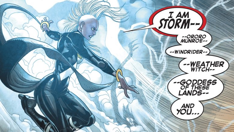 Marvel Storm weather powers X-men