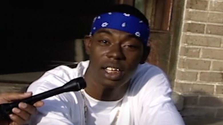 Soulja Slim being interviewed