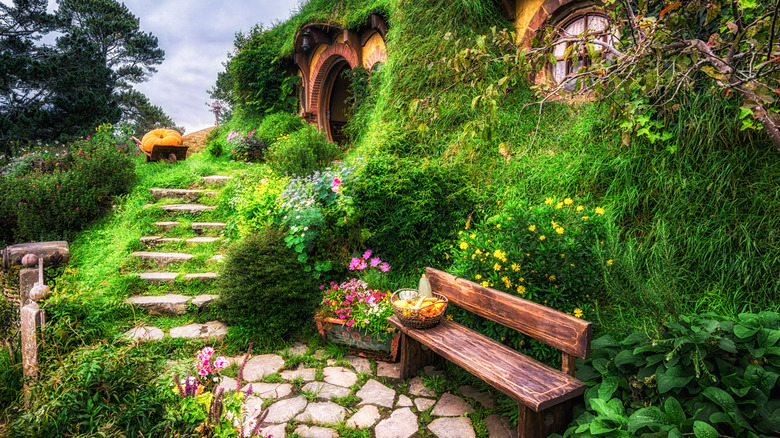 bag end on the new zealand movie set