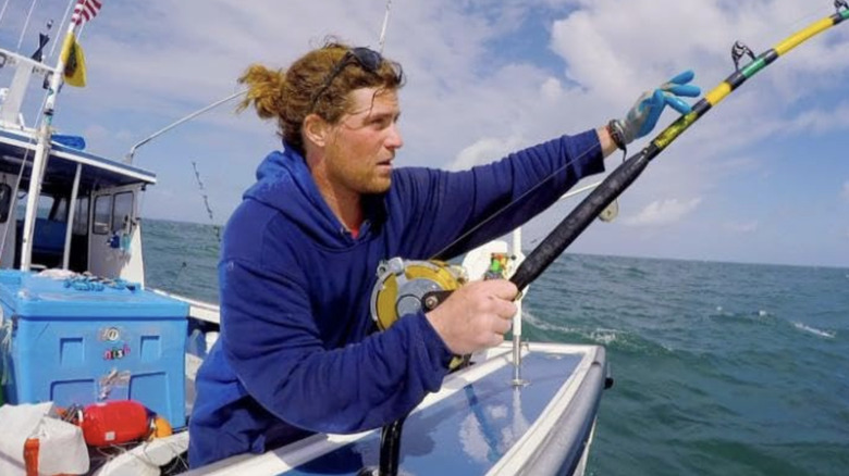 Duffy Fudge fishing on Wicked Tuna