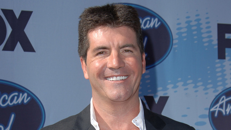 Simon Cowell smiling at American Idol event