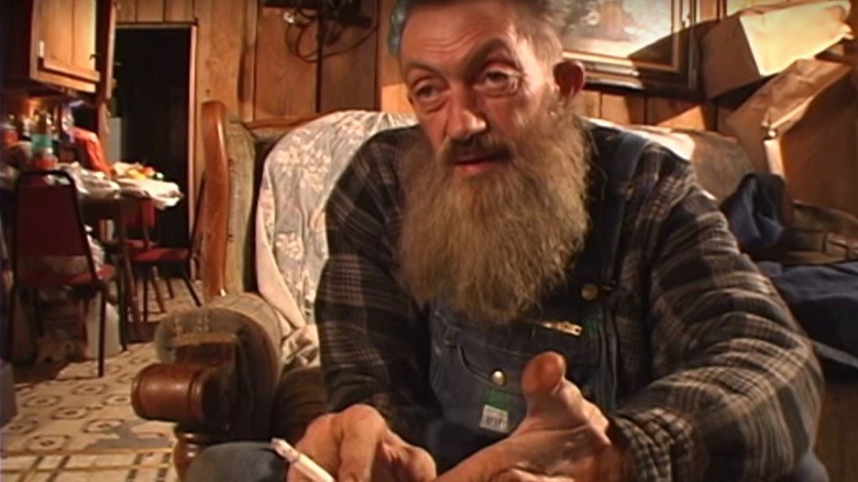 Popcorn Sutton speaking smoking