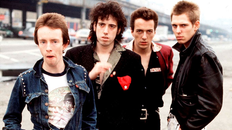 The Clash poses for band photo